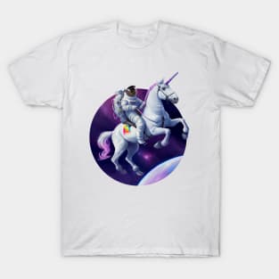 Astronaut riding a Unicorn T-Shirt